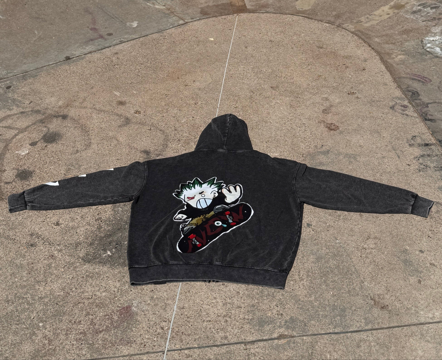 NCW SKATER BOY Zip Hoodie