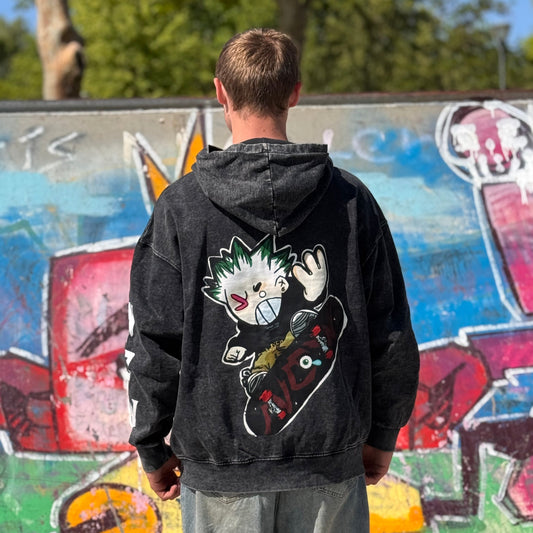 NCW SKATER BOY Zip Hoodie