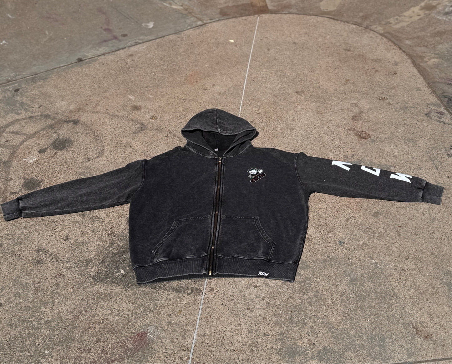 NCW SKATER BOY Zip Hoodie