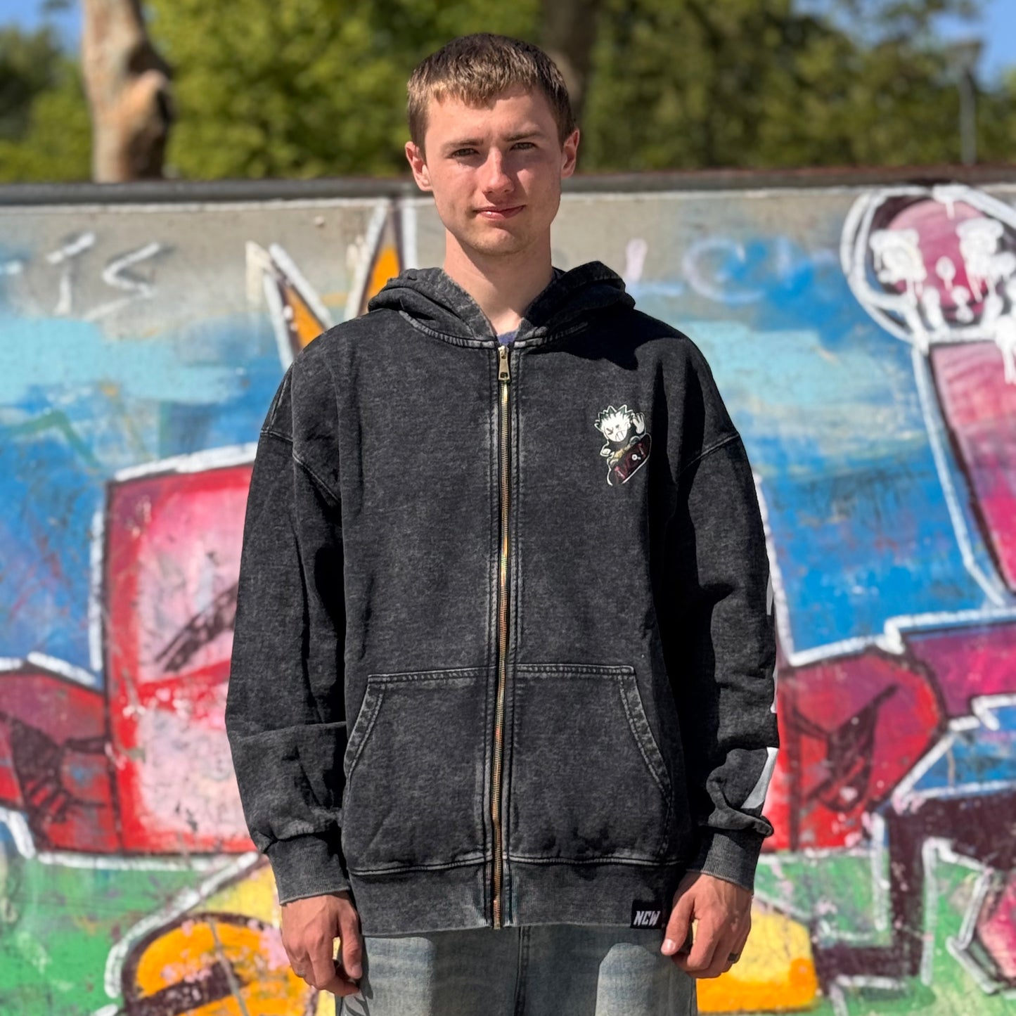 NCW SKATER BOY Zip Hoodie